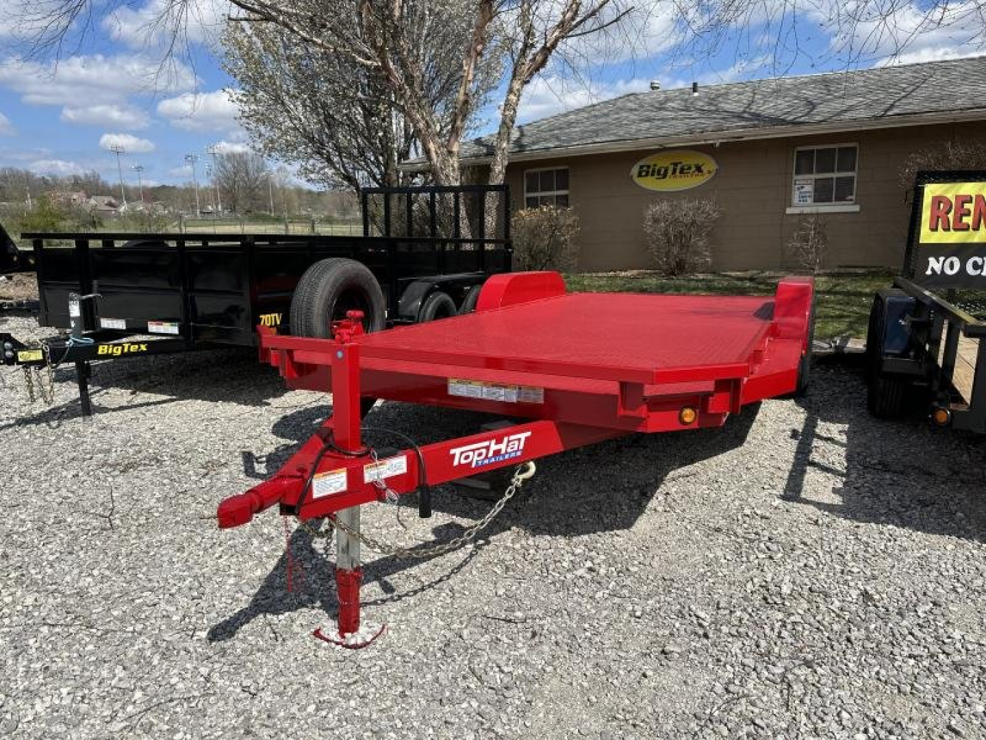New TOP HAT TRAILERS ALL STEEL HEAVY DUTY CAR HAULER 83"X 20' ( STEEL DECK) Car Hauler