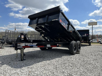 New TOP HAT TRAILERS 7x12 DPX 140 w/ 7Gauge Floor Dump Trailer