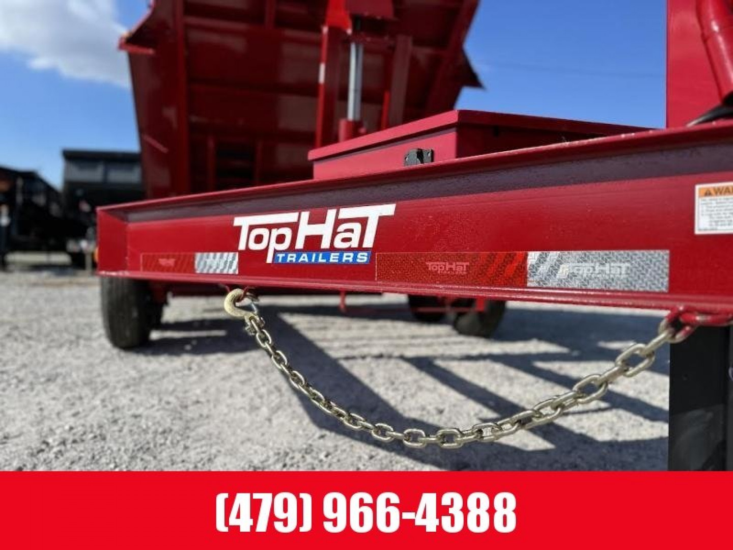 New TOP HAT TRAILERS 7x16 DPX 140 w/ 7Gauge Floor Dump Trailer