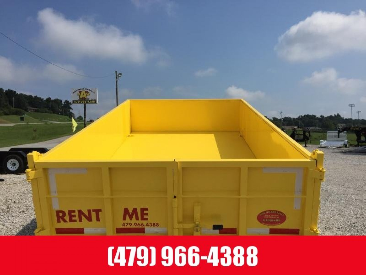 Used 12' Dump **RENTAL **Trailer 10K Rated