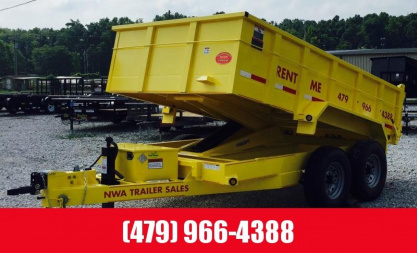 Used 12' Dump **RENTAL **Trailer 10K Rated
