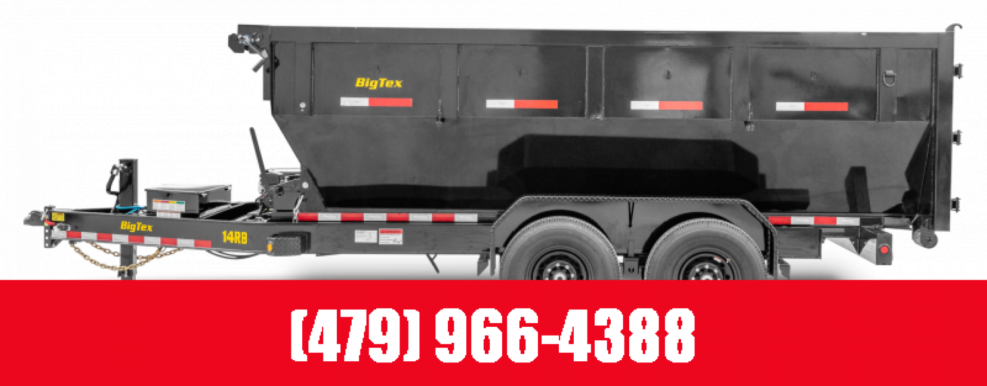 New BIG TEX TRAILERS 14RB-14 Roll- Off Dumpster (Bumper-Pull) Dump Trailer