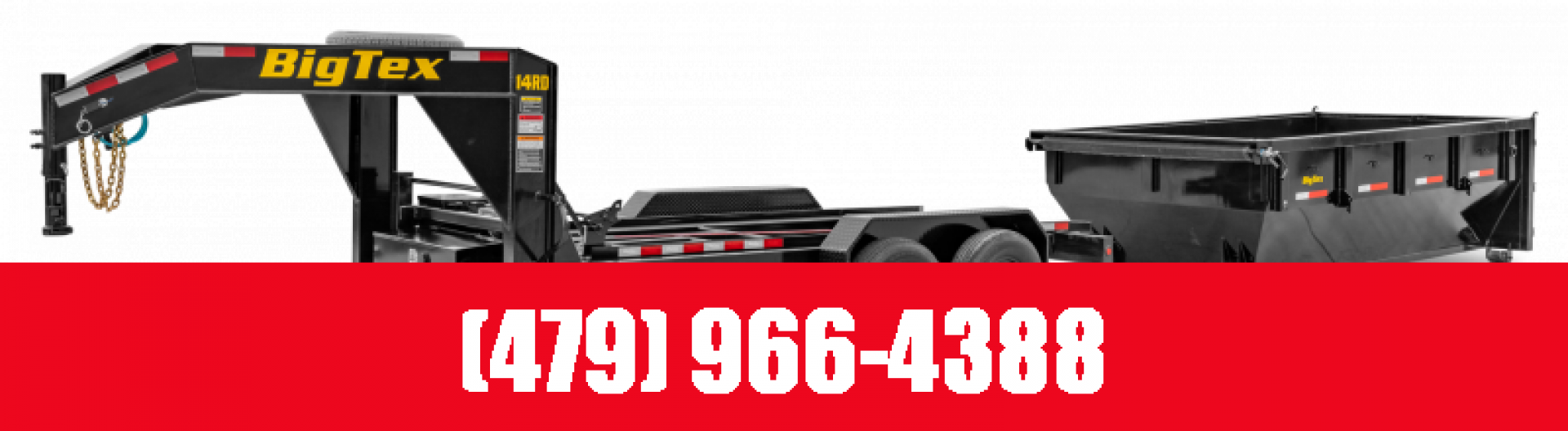New Big Tex Trailers  14RD-14 Roll- Off Dumpster (Gooseneck) Dump Trailer