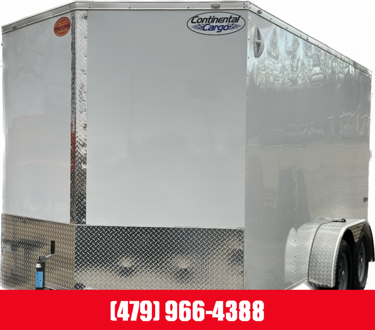 New 2023 CONTINENTAL CARGO 7x14 Tandem Cargo Cargo / Enclosed Trailer