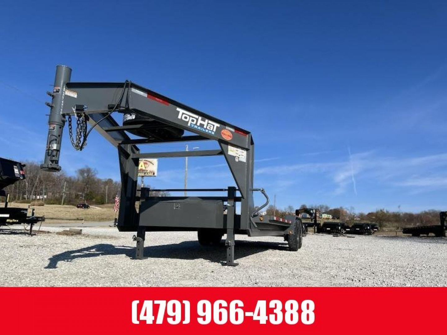 New Top Hat Trailers TH-WDOGN-22x102 Equipment Trailer