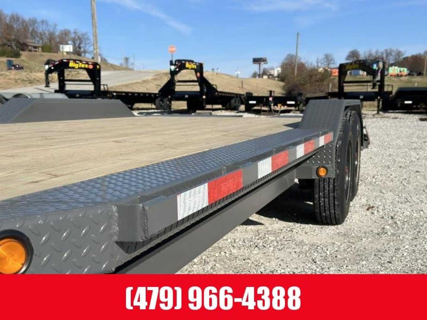 New Top Hat Trailers TH-WDOGN-22x102 Equipment Trailer
