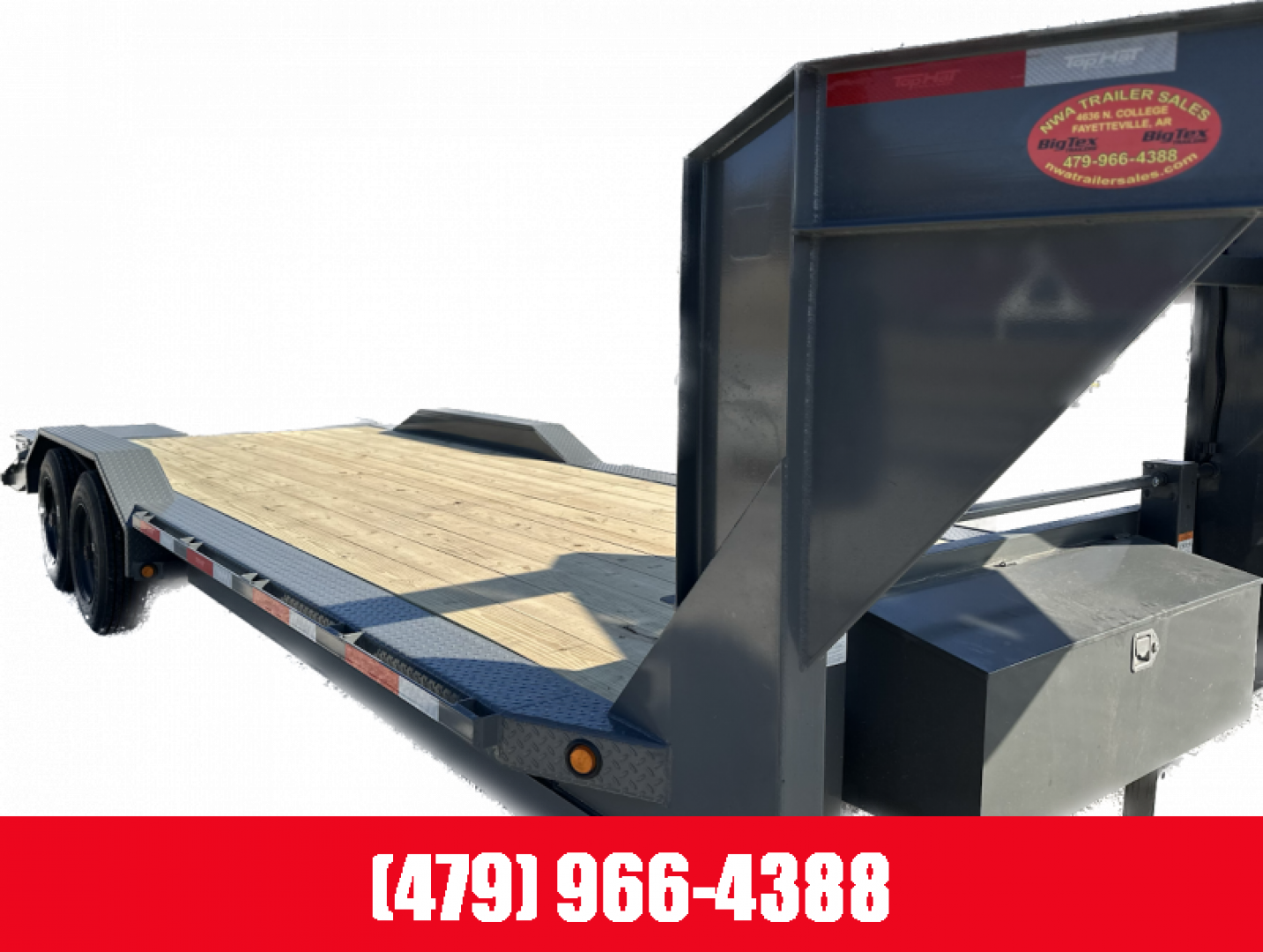 New Top Hat Trailers TH-WDOGN-22x102 Equipment Trailer