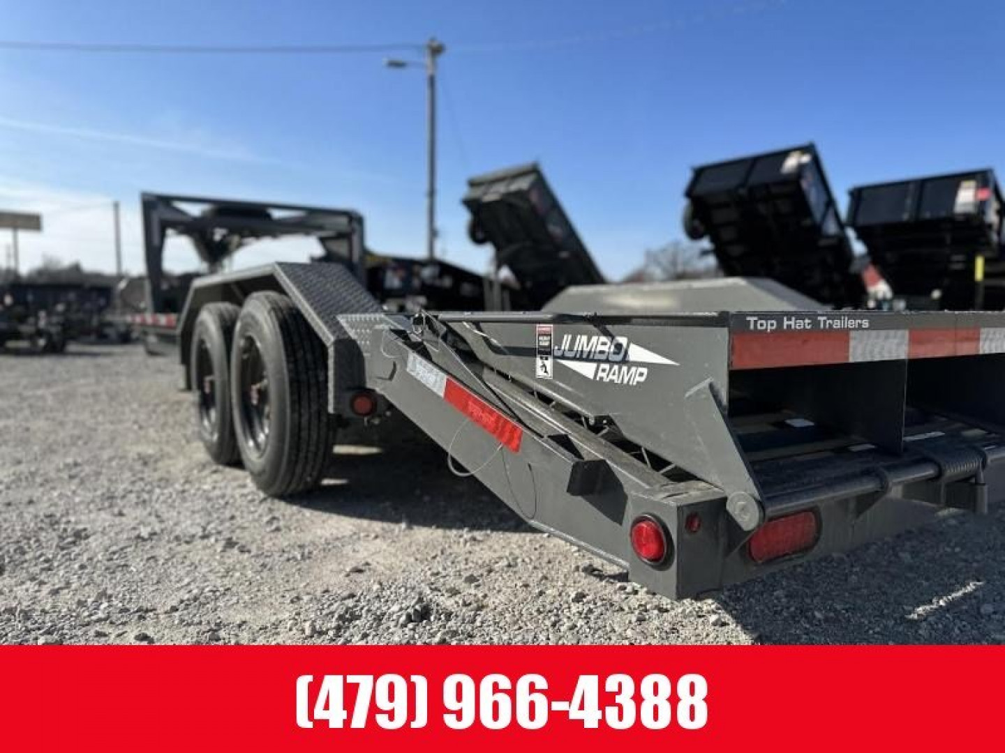 New Top Hat Trailers TH-WDOGN-22x102 Equipment Trailer