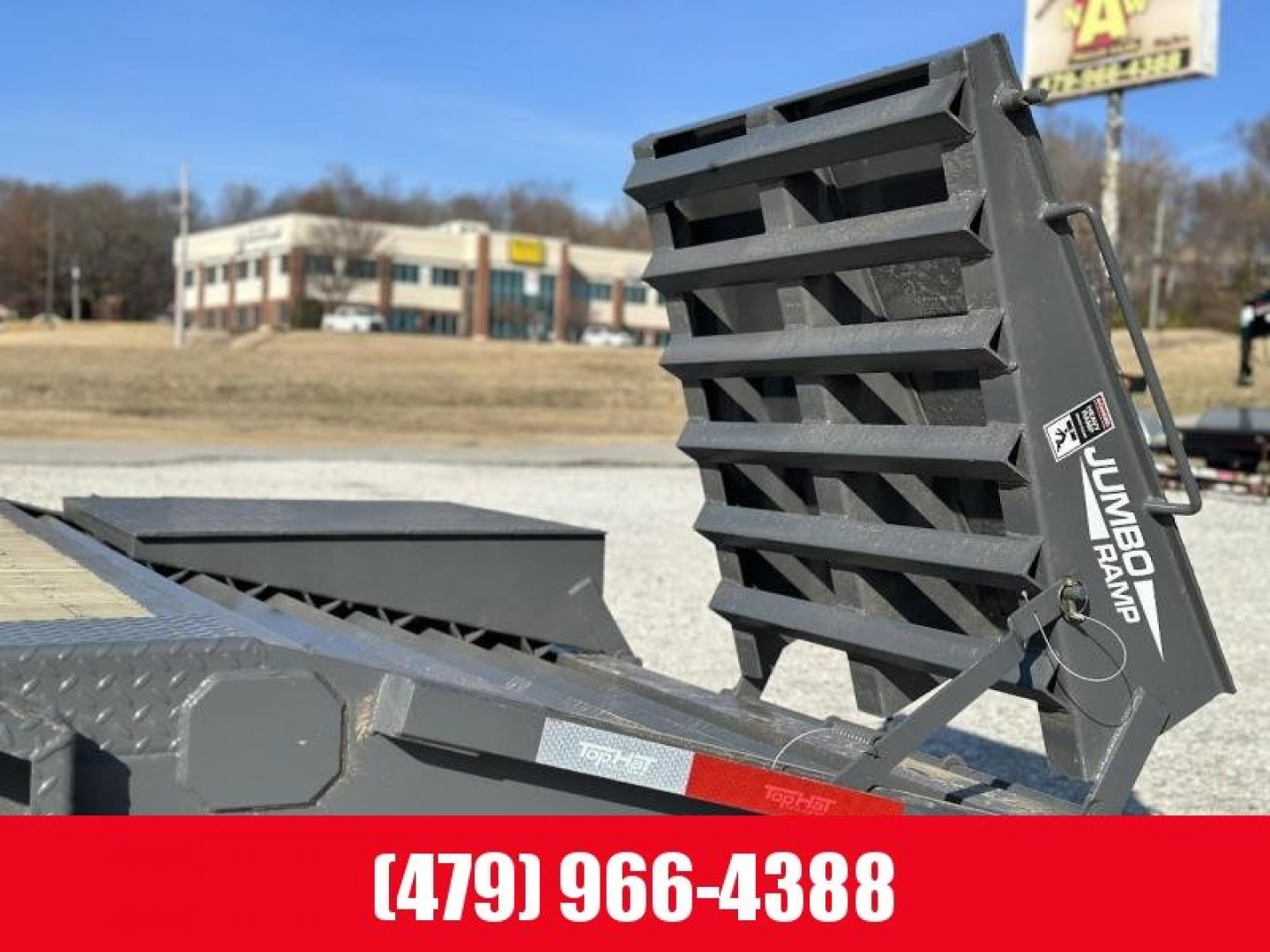 New Top Hat Trailers TH-WDOGN-22x102 Equipment Trailer