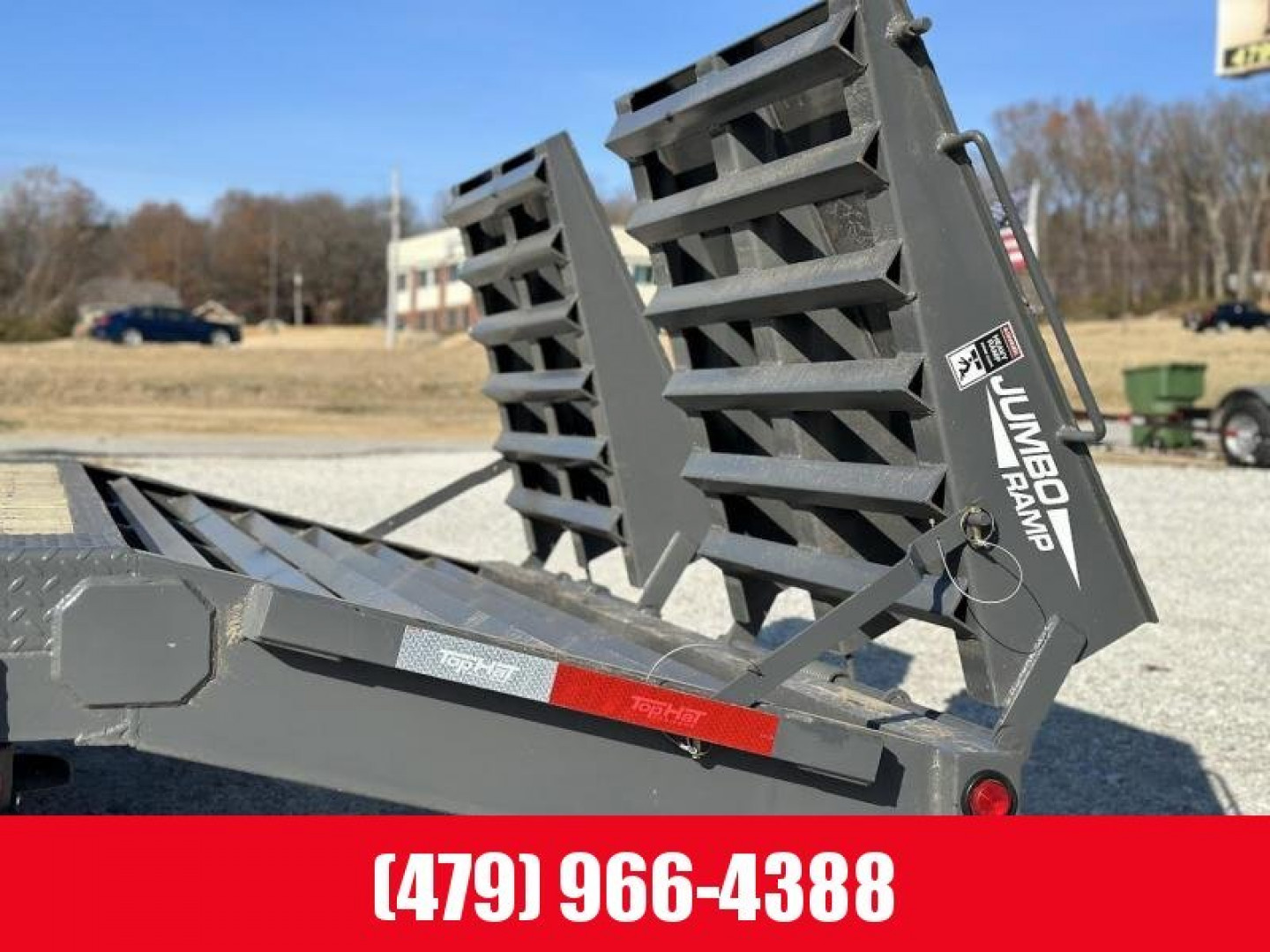 New Top Hat Trailers TH-WDOGN-22x102 Equipment Trailer