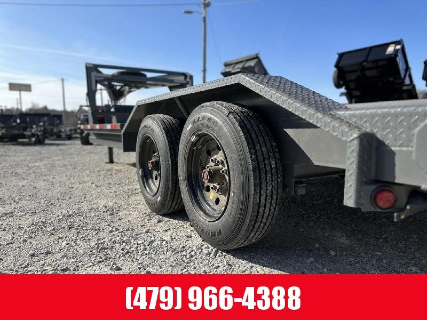 New Top Hat Trailers TH-WDOGN-22x102 Equipment Trailer