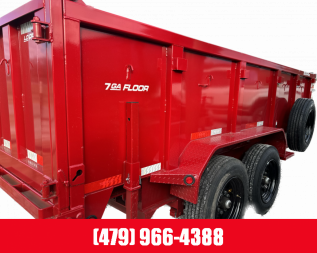 New Top Hat Trailers DPX-140-14’ (3FT SIDES) 7 GA FLOOR  Dump Trailer