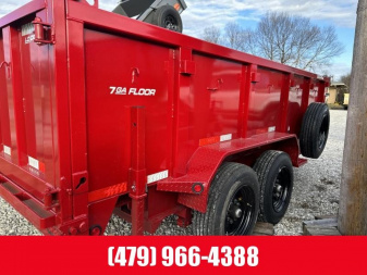 New Top Hat Trailers DPX-140-14’ (3FT SIDES) 7 GA FLOOR  Dump Trailer
