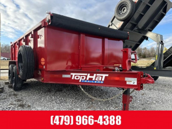 New Top Hat Trailers DPX-140-14’ (3FT SIDES) 7 GA FLOOR  Dump Trailer