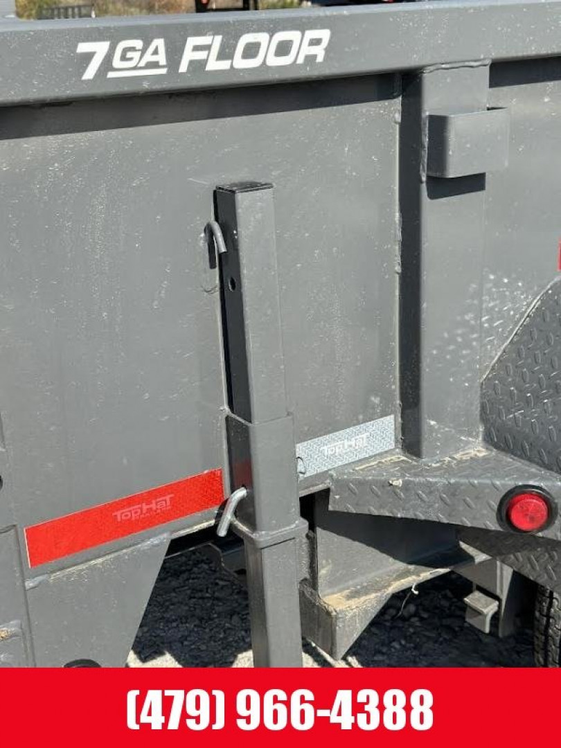 New Top Hat 7x14 DPX 140 Dump Trailer w/ 7 Gauge Floor
