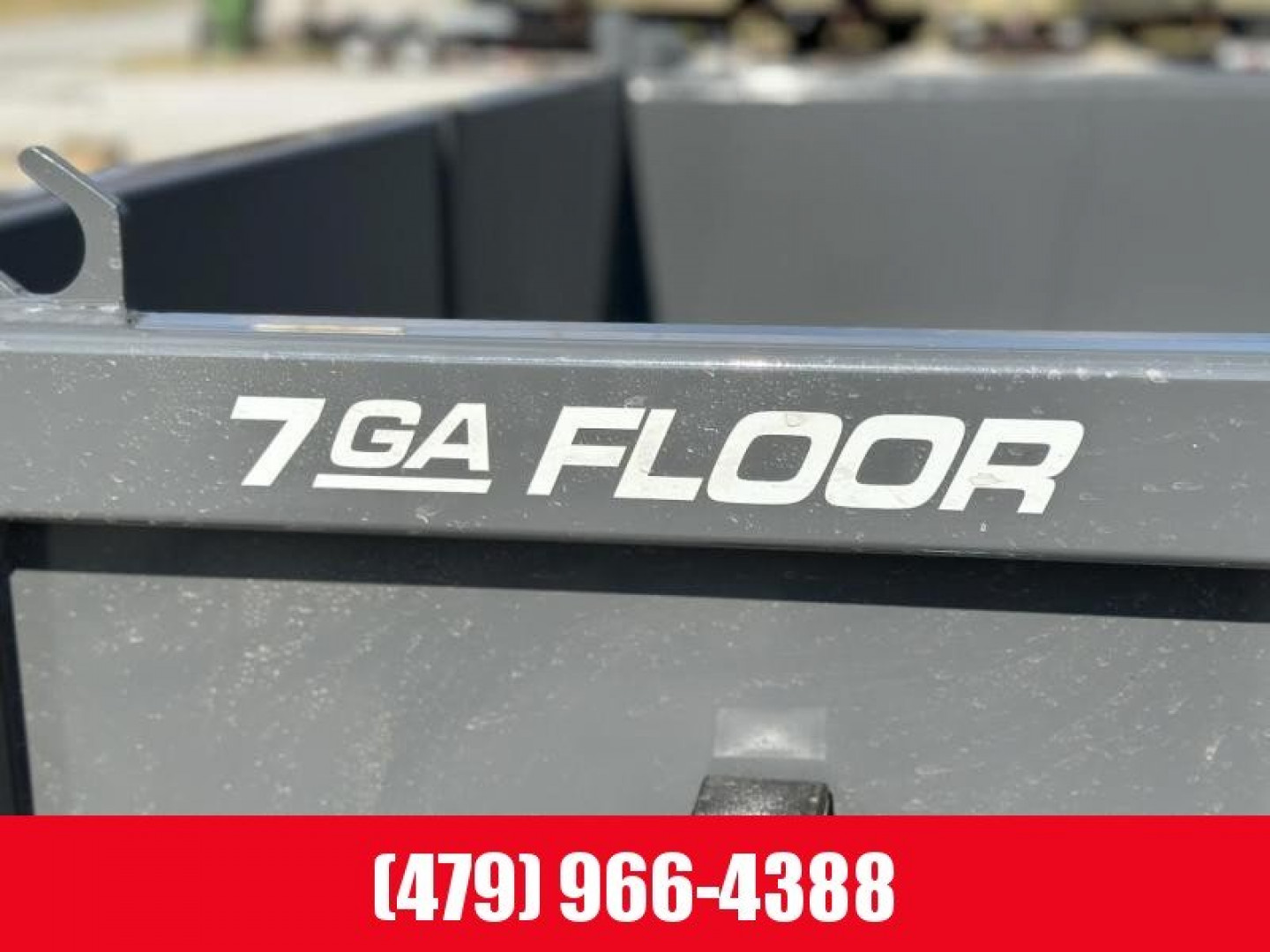 New Top Hat 7x14 DPX 140 Dump Trailer w/ 7 Gauge Floor