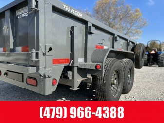 New Top Hat 7x14 DPX 140 Dump Trailer w/ 7 Gauge Floor