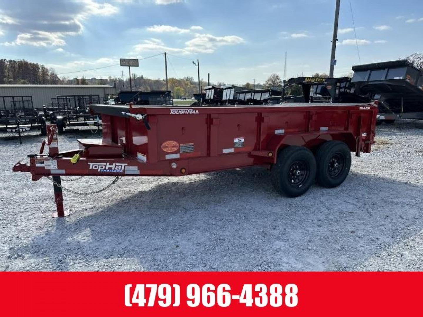 New Top Hat 7x14 DPX 140 Dump Trailer w/ 7 Gauge Floor