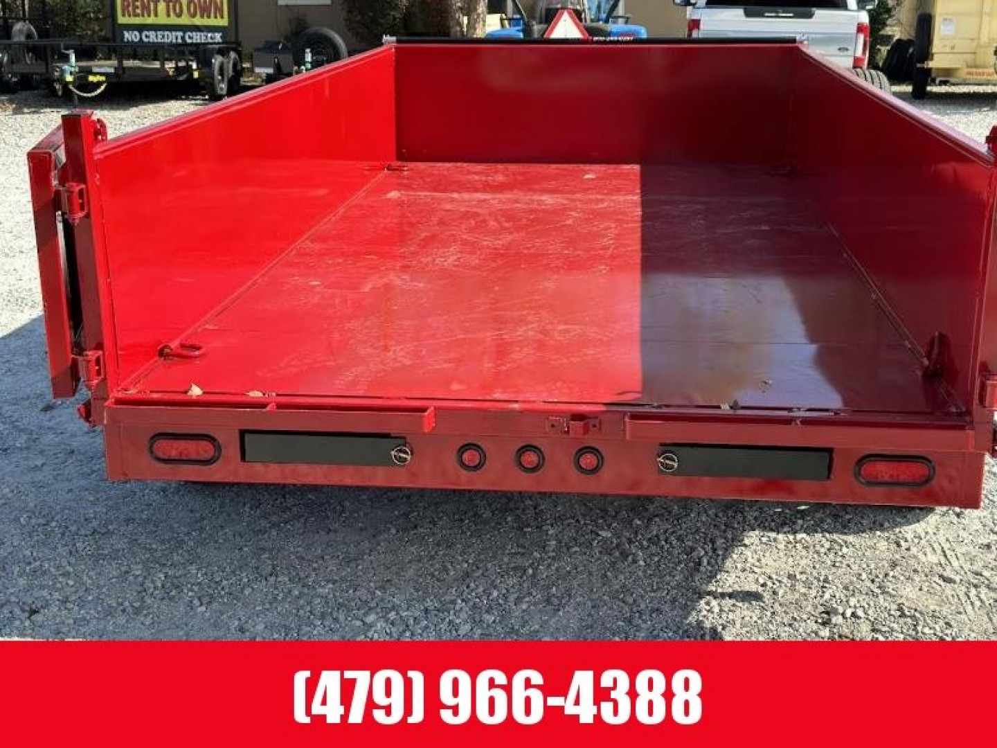 New Top Hat 7x14 DPX 140 Dump Trailer w/ 7 Gauge Floor
