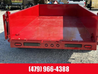 New Top Hat 7x14 DPX 140 Dump Trailer w/ 7 Gauge Floor