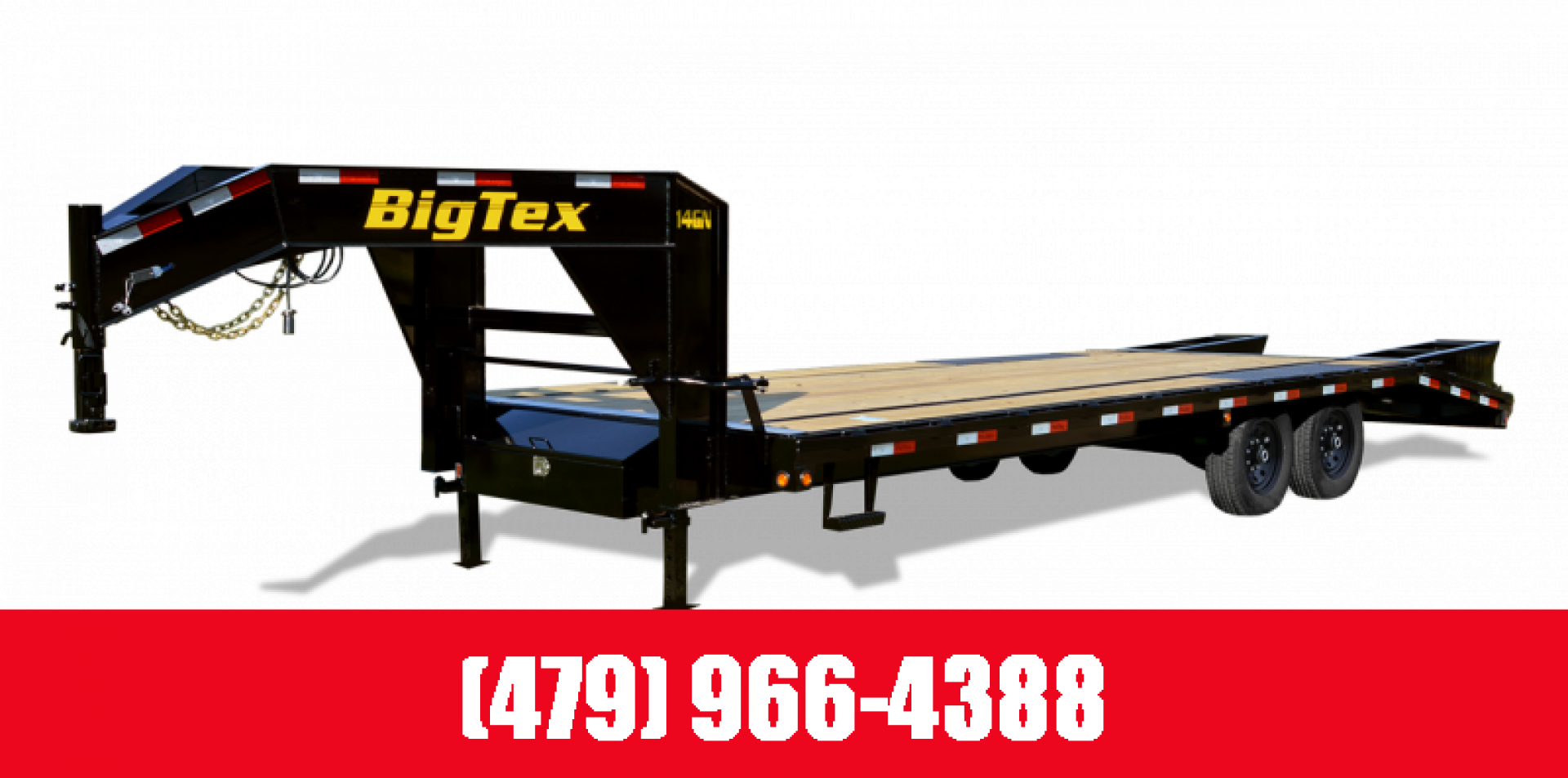New BIG TEX TRAILERS 14GN-30 STRAIGHT DECK **NON-CDL**
