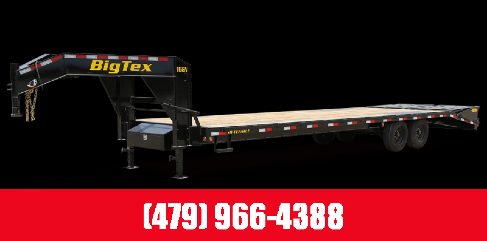 New Big Tex Trailers 16GN-30+5 Flatbed Trailer