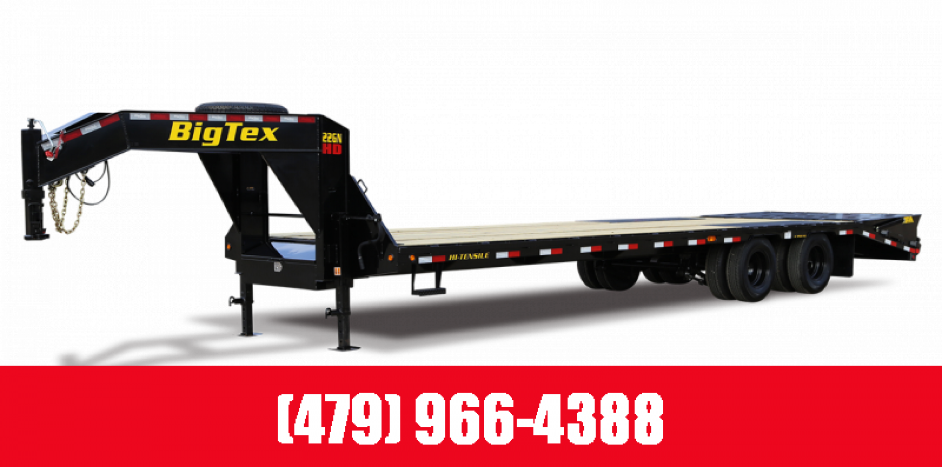 New Big Tex Trailers 22GN-28+5 Flatbed Trailer