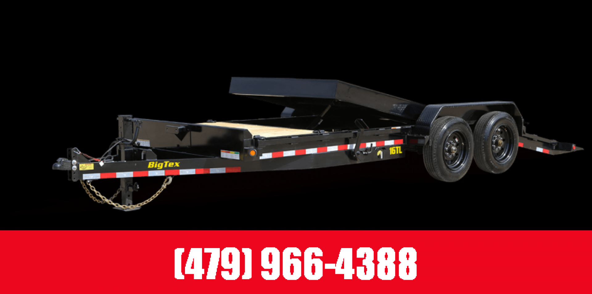 New Big Tex Trailers 16TL-22 (6' +16' Tilt)  Tilt Trailer