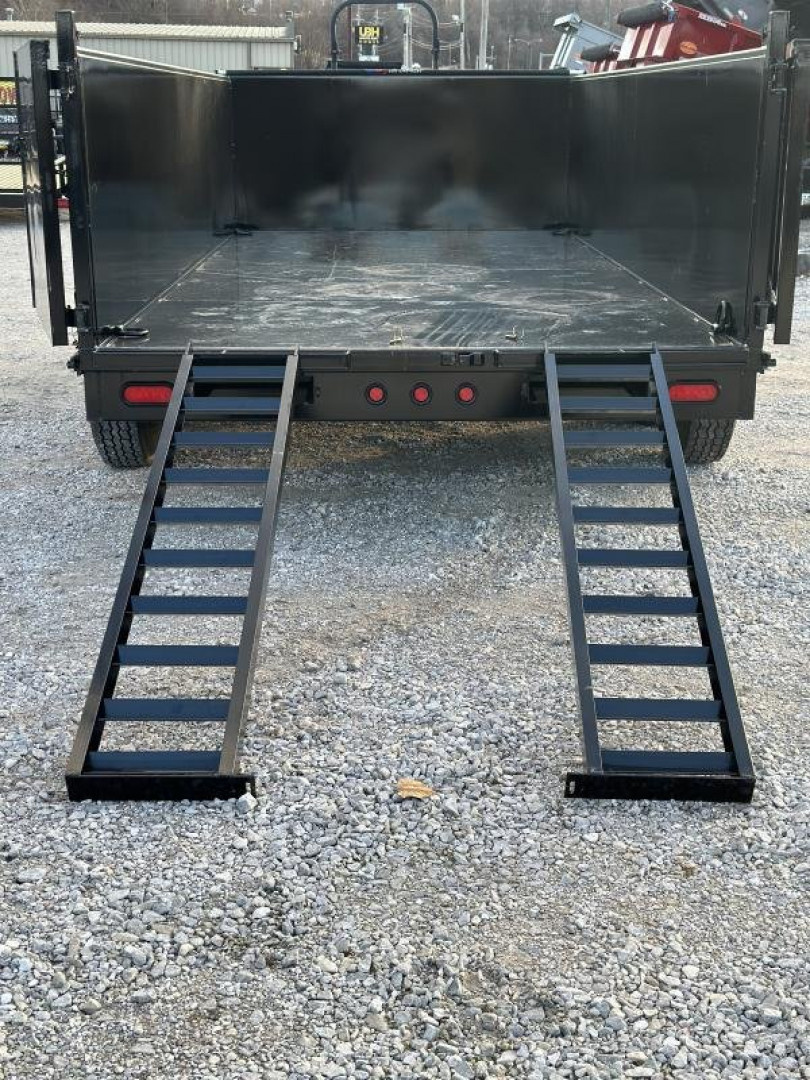 New Top Hat Trailers 7x14 DPX 140 Dump Trailer w/ 7 Gauge Floor
