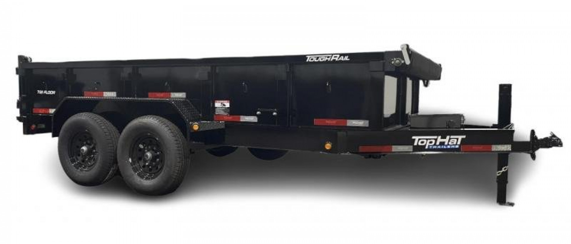 New Top Hat Trailers 7x14 DPX 140 Dump Trailer w/ 7 Gauge Floor