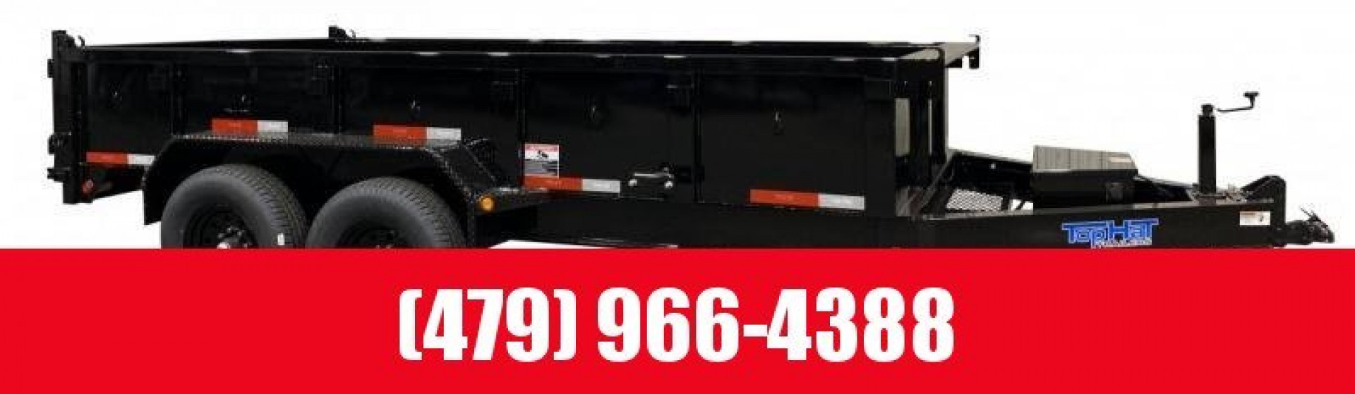 New Top Hat Trailers 7x14 DPX 140 Dump Trailer w/ 7 Gauge Floor