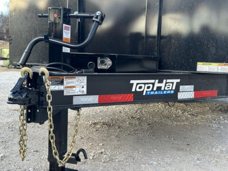 New Top Hat Trailers 7x14 DPX 140 Dump Trailer w/ 7 Gauge Floor