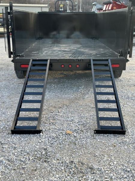 New Top Hat Trailers 7x14 DPX 140 Dump Trailer w/ 7 Gauge Floor