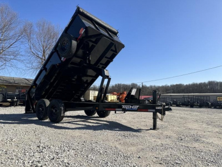 New Top Hat Trailers 7x14 DPX 140 Dump Trailer w/ 7 Gauge Floor