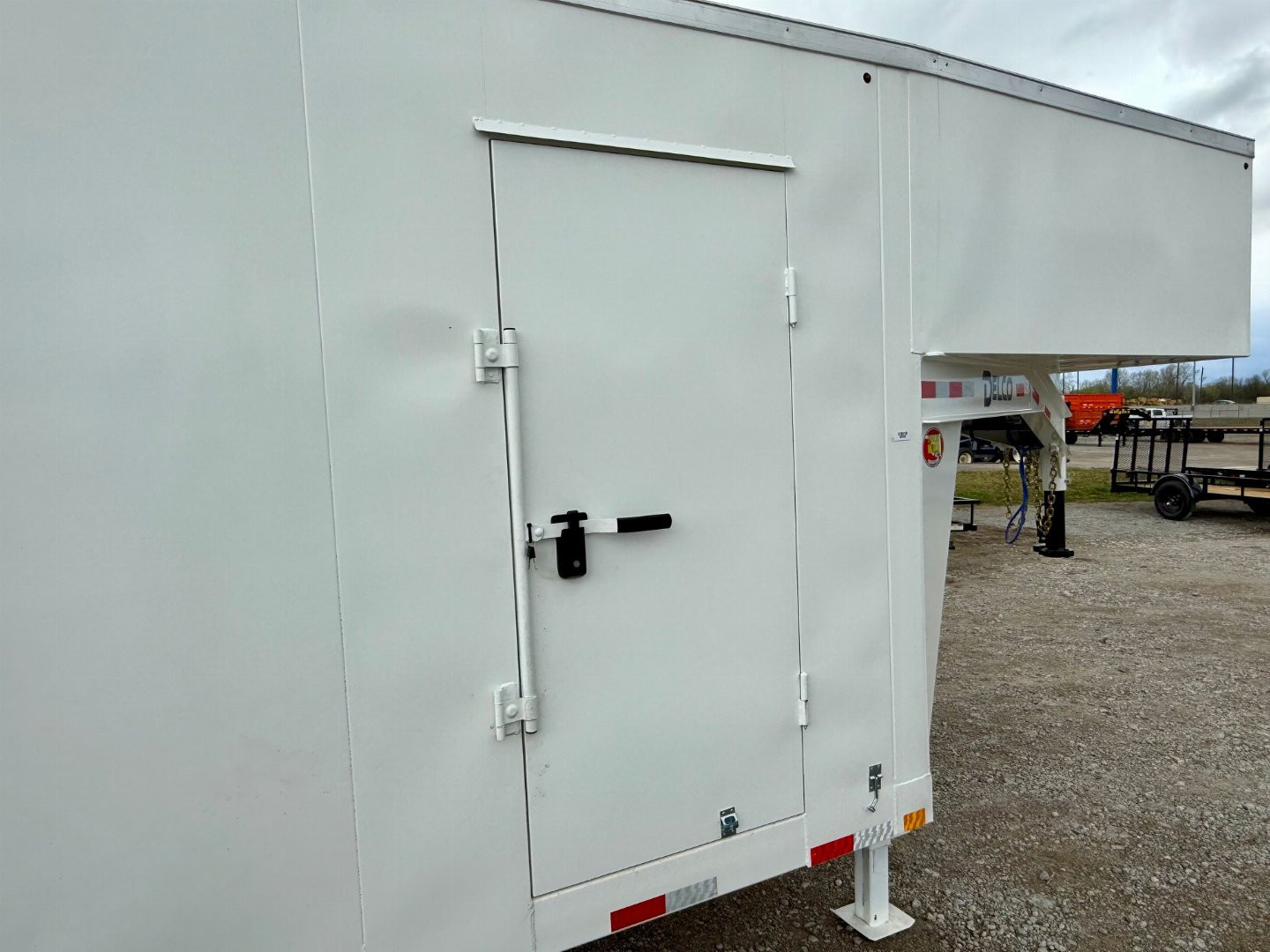 New 2025 Delco Trailers 24' All Steel Gooseneck Cargo / Enclosed Trailer