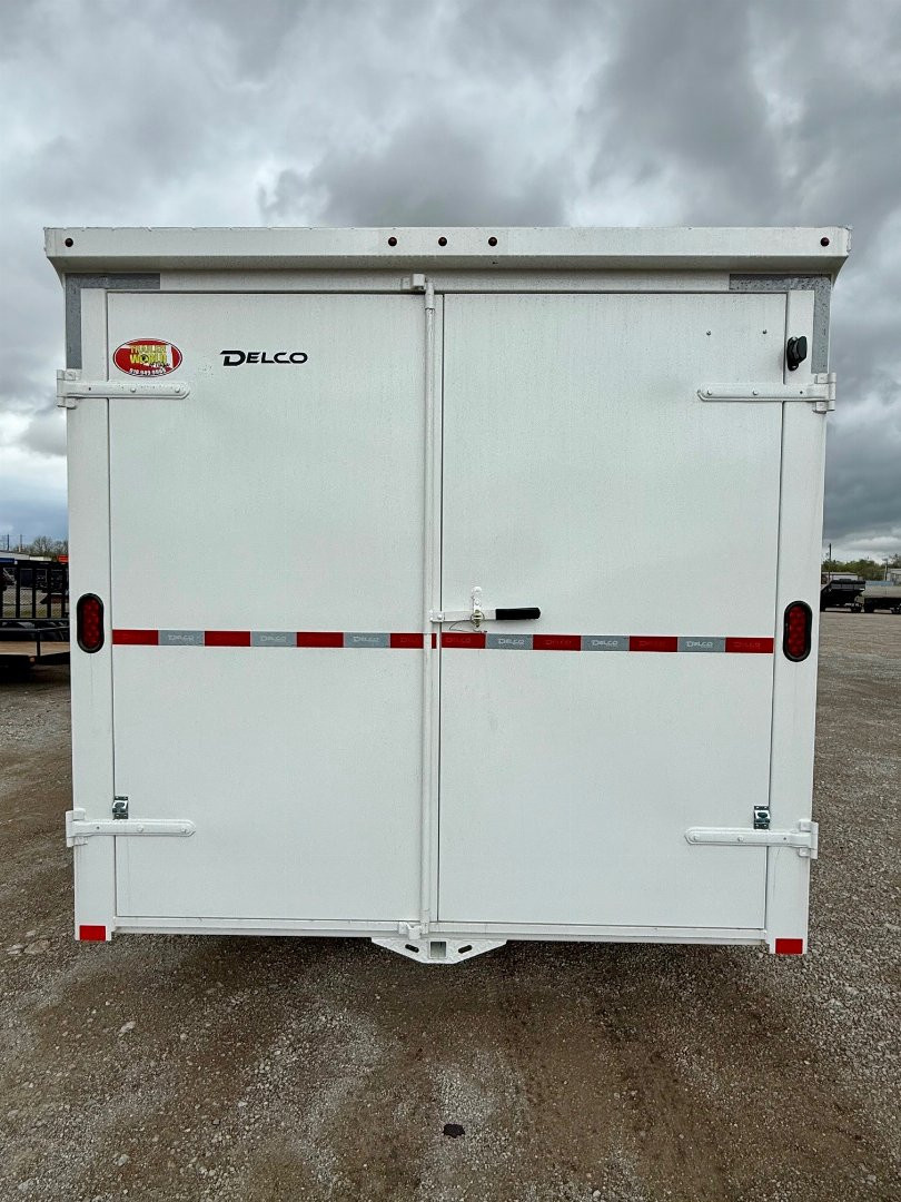 New 2025 Delco Trailers 24' All Steel Gooseneck Cargo / Enclosed Trailer