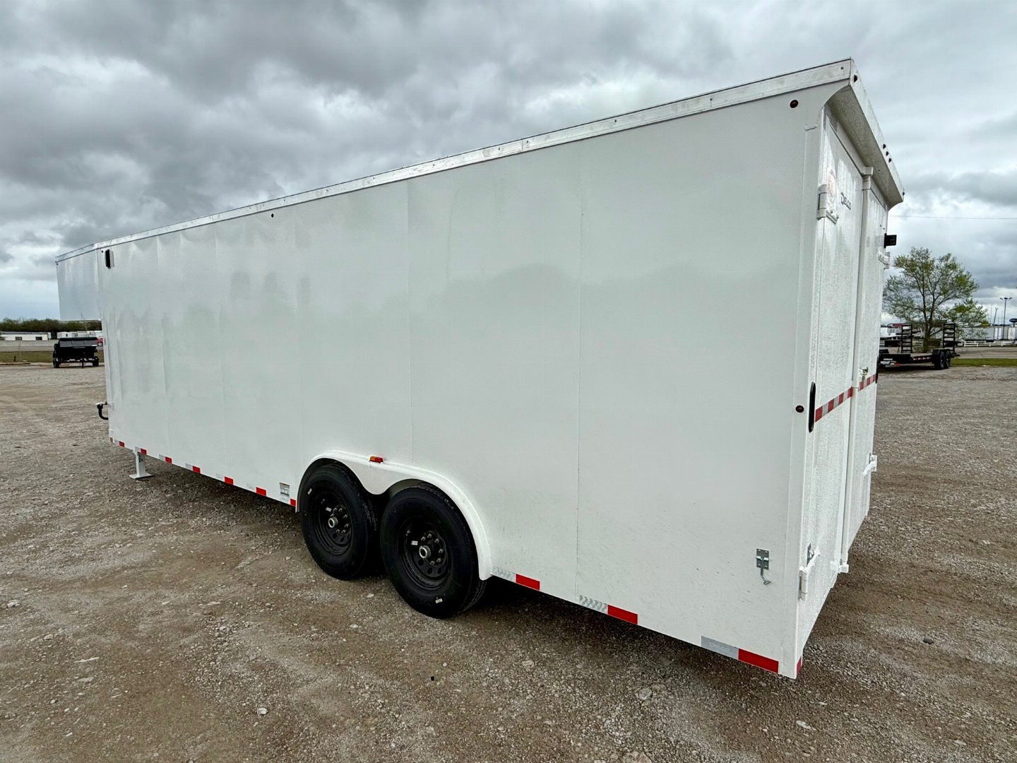 New 2025 Delco Trailers 24' All Steel Gooseneck Cargo / Enclosed Trailer