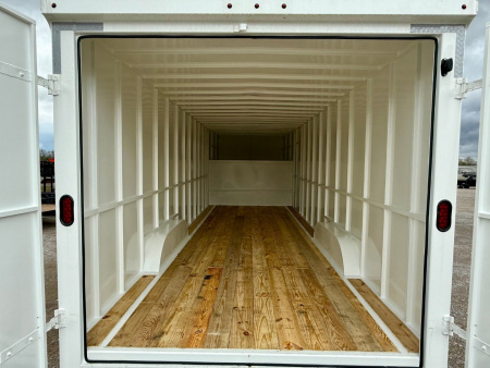 New 2025 Delco Trailers 24' All Steel Gooseneck Cargo / Enclosed Trailer