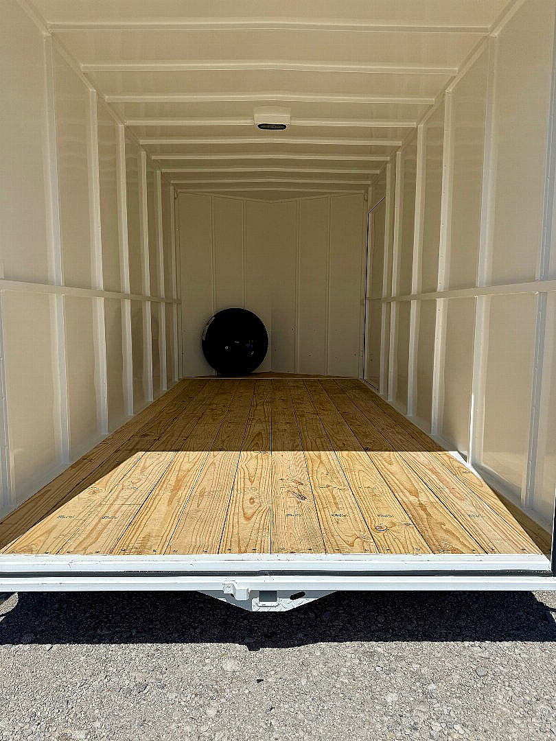 New 2025 Delco Trailers E714-12K All Steel Enclosed Trailer w/ Barn Doors