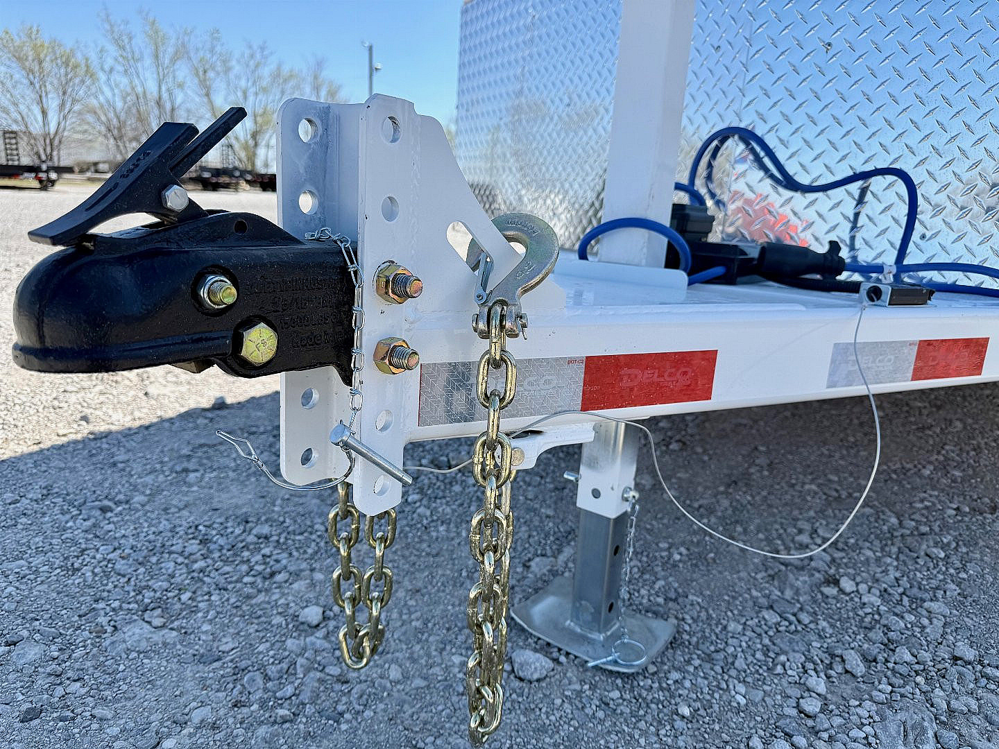 New 2025 Delco Trailers E714-12K All Steel Enclosed Trailer w/ Barn Doors