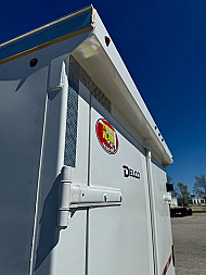 New 2025 Delco Trailers E714-12K All Steel Enclosed Trailer w/ Barn Doors