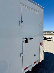 New 2025 Delco Trailers E714-12K All Steel Enclosed Trailer w/ Barn Doors