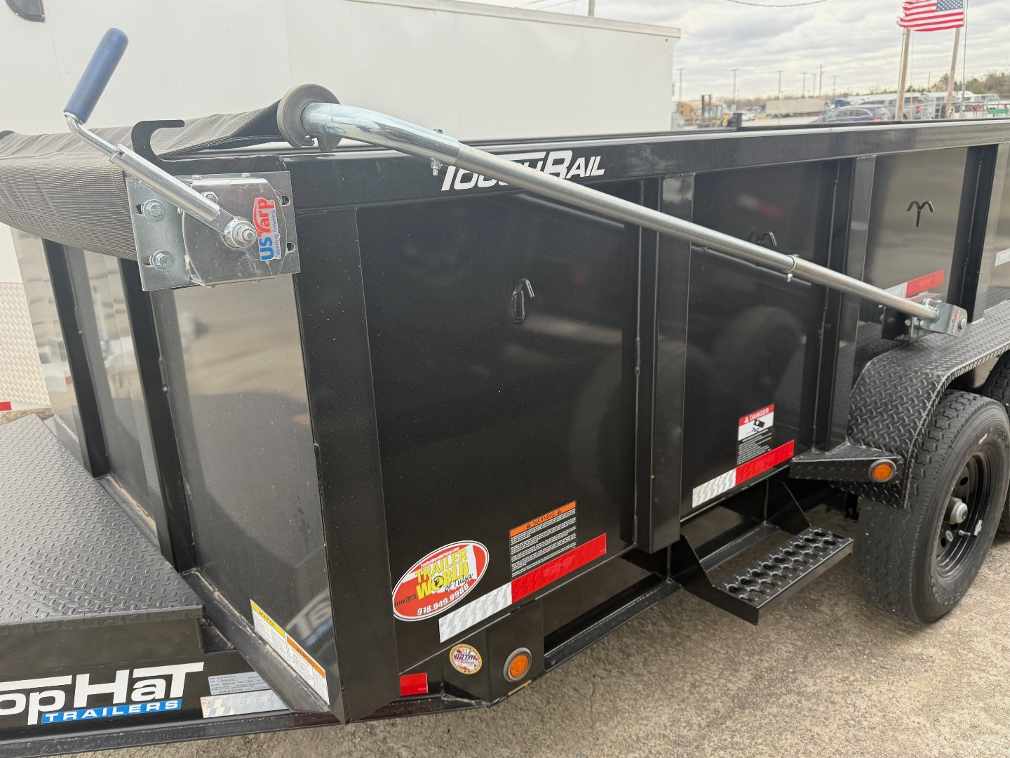 New 2025 Top Hat Trailers DPX140-14x83 Dump Trailer w/ 3' Sidewalls & 14 Ply Upg.