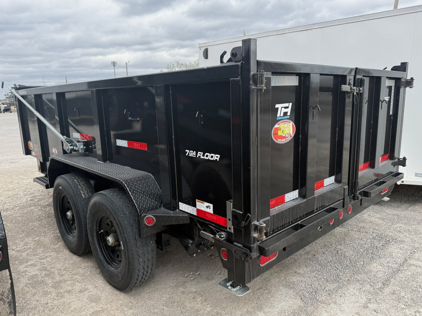 New 2025 Top Hat Trailers DPX140-14x83 Dump Trailer w/ 3' Sidewalls & 14 Ply Upg.