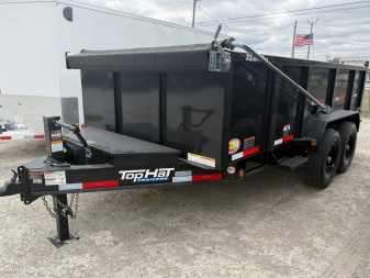 New 2025 Top Hat Trailers DPX140-14x83 Dump Trailer w/ 3' Sidewalls & 14 Ply Upg.