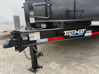 New 2025 Top Hat Trailers DPX140-14x83 Dump Trailer w/ 3' Sidewalls & 14 Ply Upg.