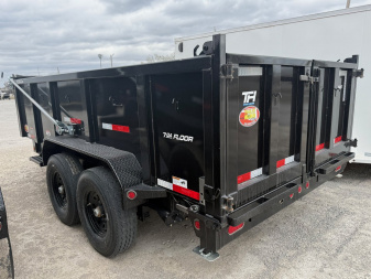 New 2025 Top Hat Trailers DPX140-14x83 Dump Trailer w/ 3' Sidewalls & 14 Ply Upg.
