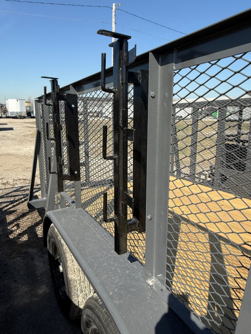 New 2026 Top Hat Trailers LS07-16X83 (Grey) Landscape Trailer