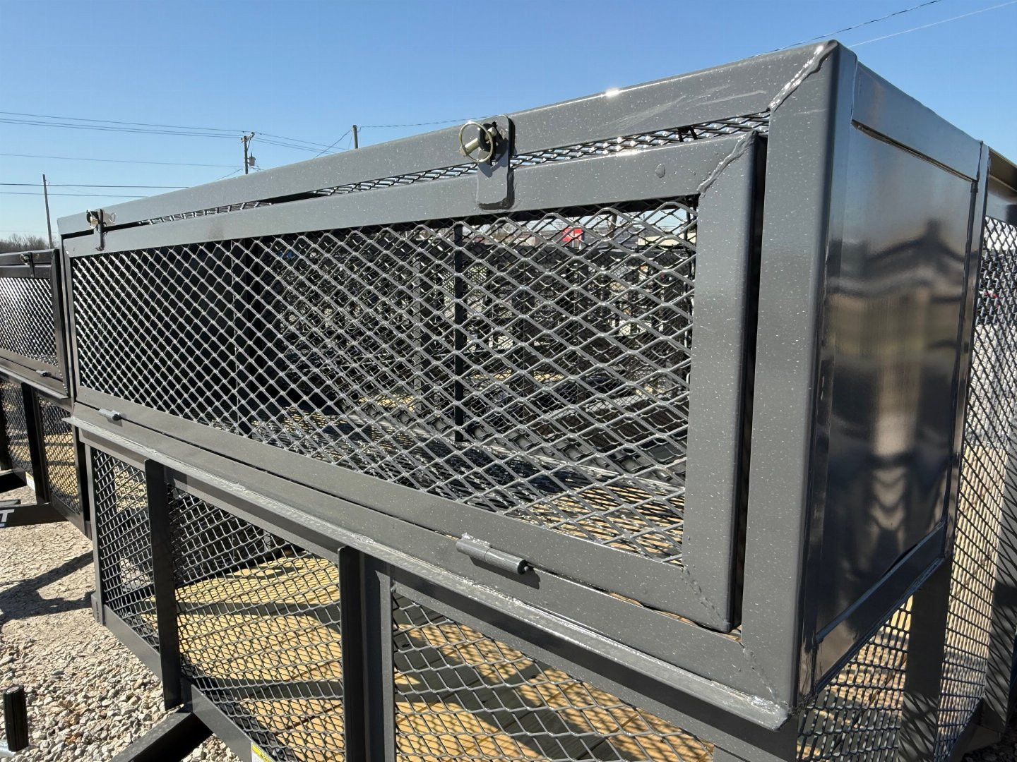 New 2026 Top Hat Trailers LS07-16X83 (Grey) Landscape Trailer