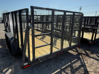 New 2026 Top Hat Trailers LS07-16X83 (Grey) Landscape Trailer